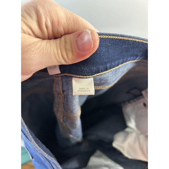 J. Crew Jeans Womens Blue High Rise Skinny Ankle Stretch Denim Size 31/28 - Picture 15 of 16